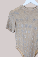 Vintage Bodysuit - Champagne Shimmer - Size M/L