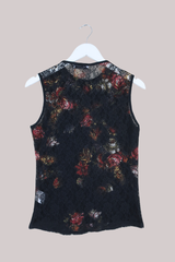 Vintage Top - Animal Print Tapestry - Size M/L