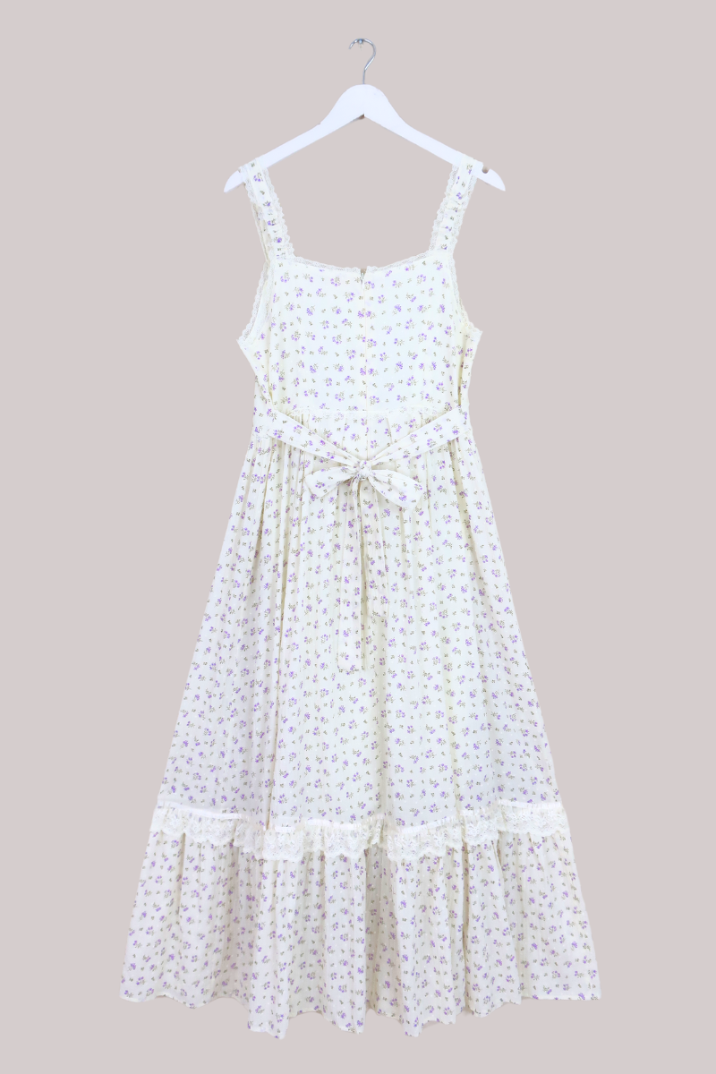 Darcy Maxi Meadow Dress in Wisteria Canopy Purple