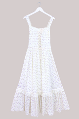 Darcy Maxi Meadow Dress in Wisteria Canopy Purple