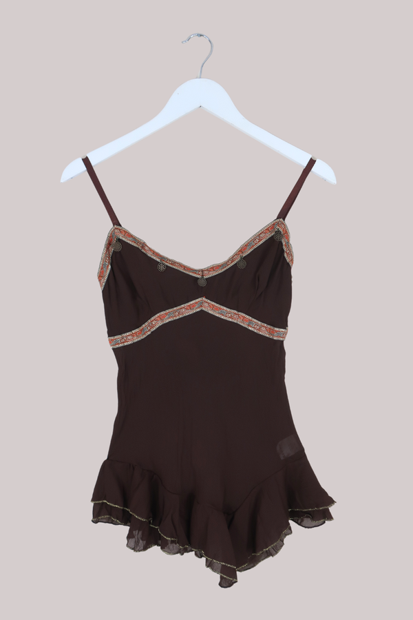 Vintage Top - Moroccan Brown - Size S/M
