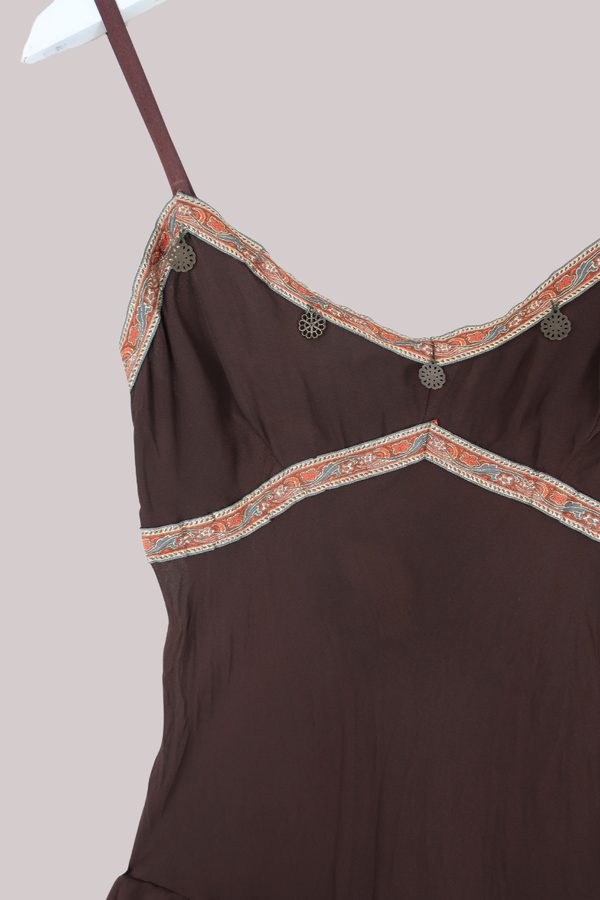 Vintage Top - Moroccan Brown - Size S/M
