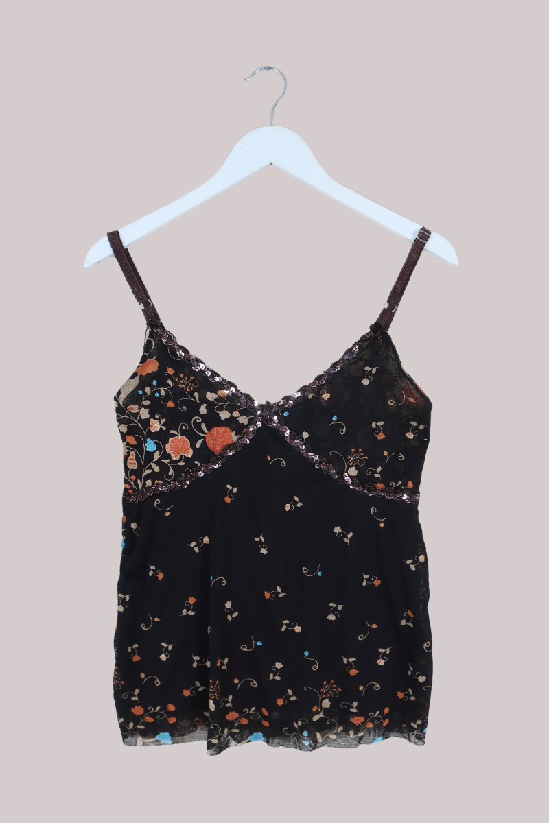 Vintage Top - Woodland Florals - Size S/M