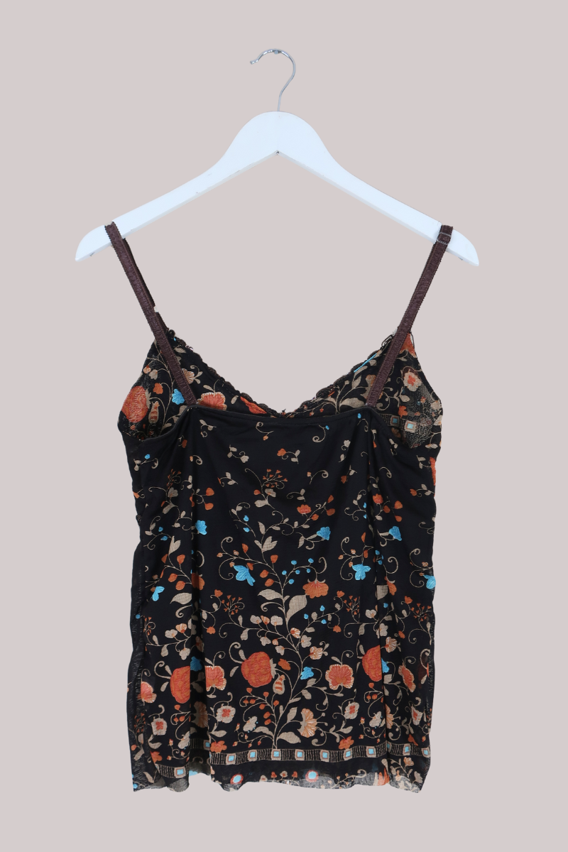 Vintage Top - Woodland Florals - Size S/M