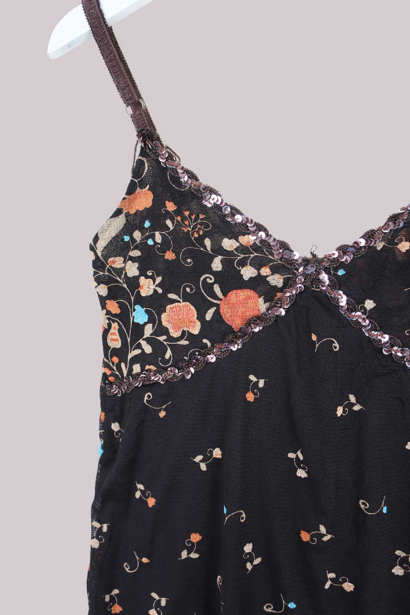 Vintage Top - Woodland Florals - Size S/M