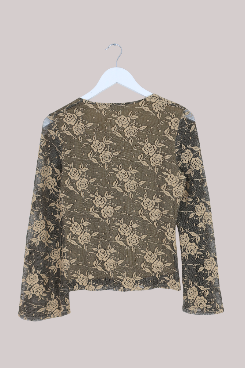 Vintage Top - Gothic Lace - Size S/M