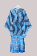 Cassandra Maxi Kaftan in Silver Frost - Size S/M