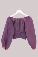 Libra Vintage Cotton Top - Moroccan Mauve - Size S/M