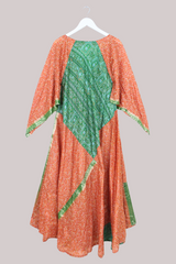 Goddess Pure Silk Dress - Spring Amber Floral - Size M/L