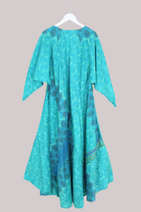 Goddess Pure Silk Dress - Du Lac Bleu - Size S/M
