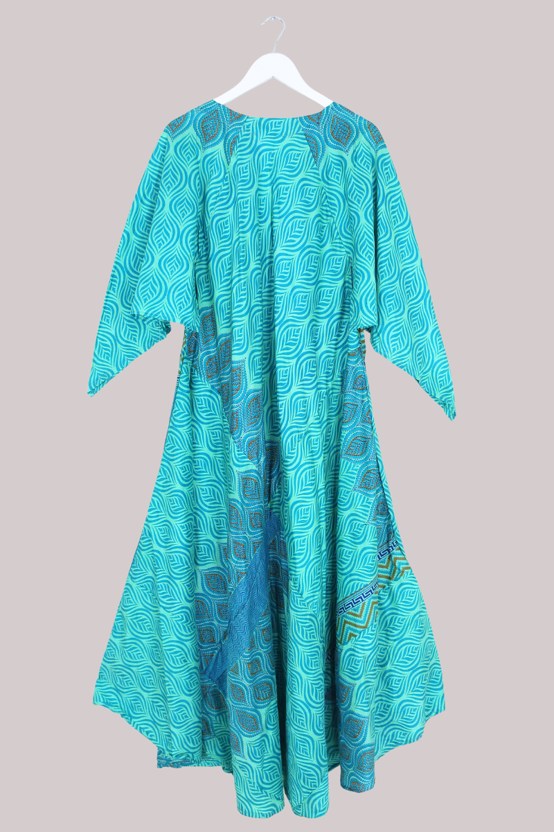 Goddess Pure Silk Dress - Du Lac Bleu - Size S/M