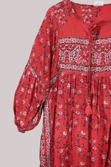 Daisy Vintage Cotton Maxi Dress - Ms Scarlet's Garden - Size XXL