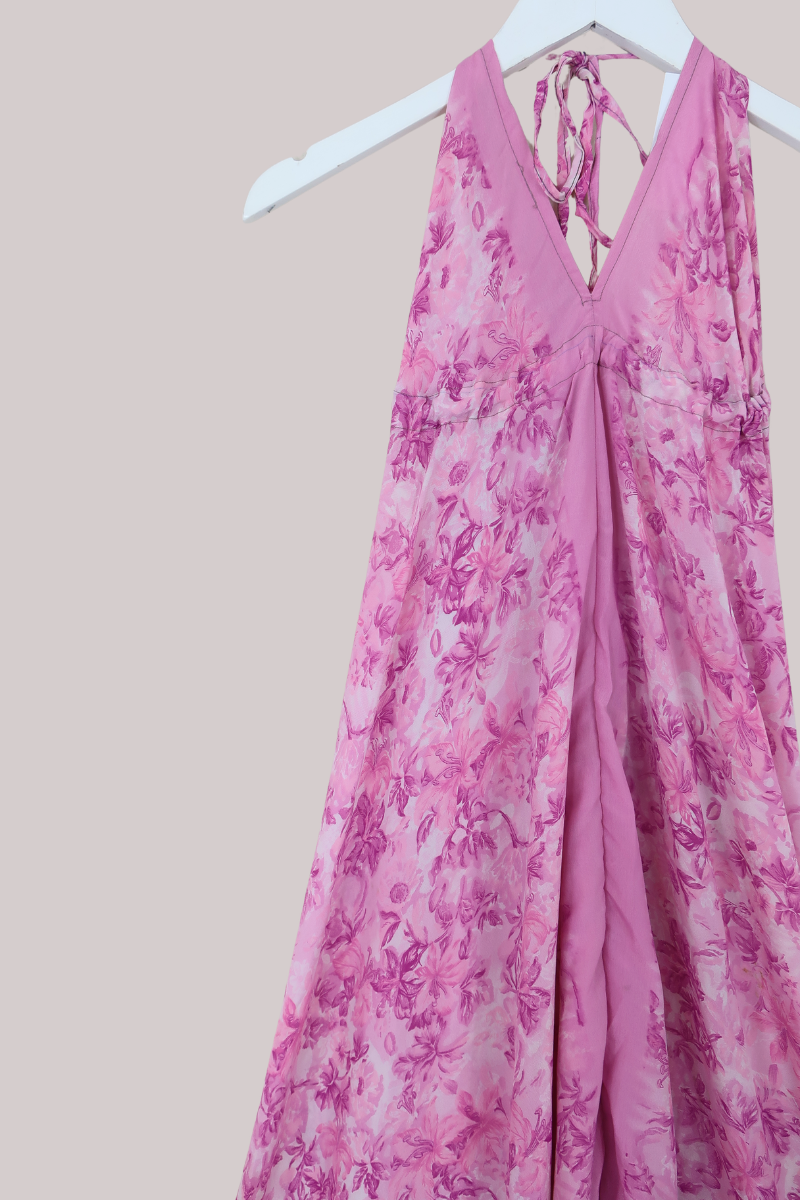 Medusa Harem Jumpsuit in Blooming Lilac Watercolour - Free Size M/L