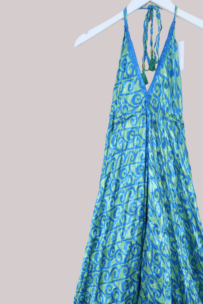 Medusa Harem Jumpsuit in Shimmering Whirlpool - Free Size M/L