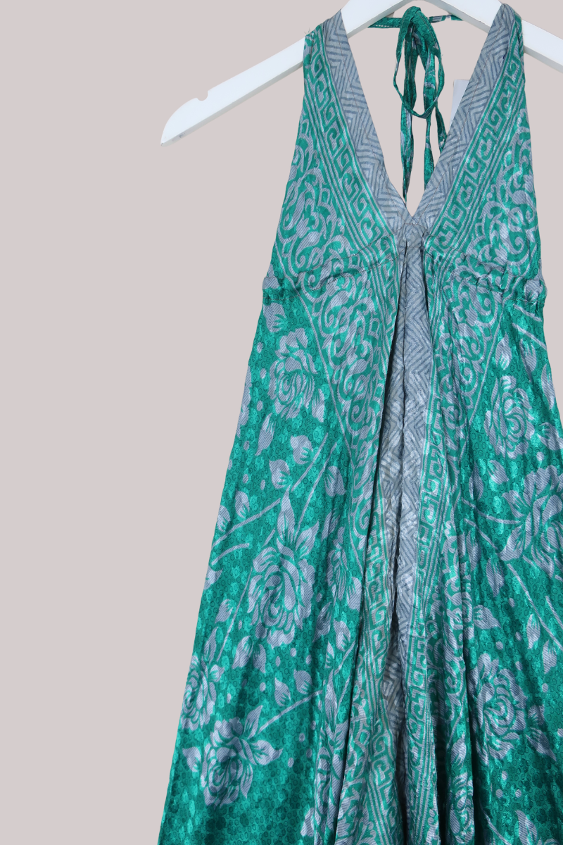 Medusa Harem Jumpsuit in Under The Teal Water - Free Size M/L