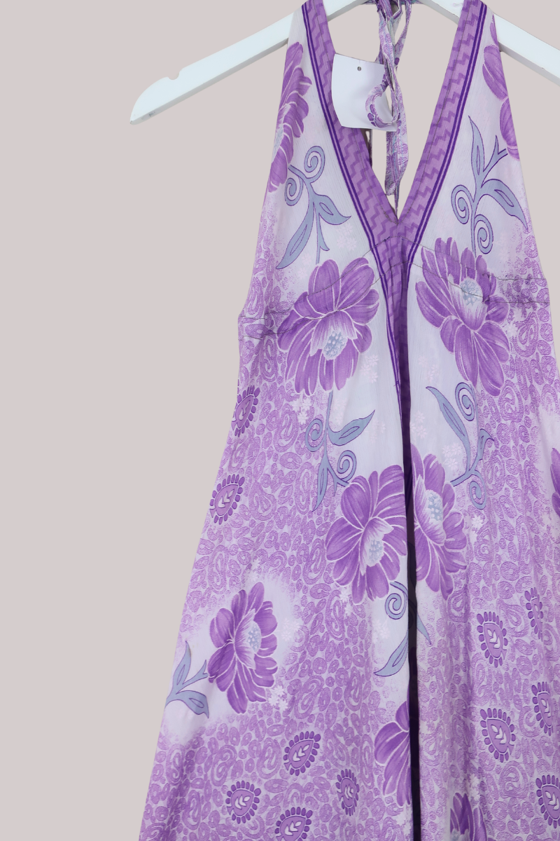 Medusa Harem Jumpsuit in Lavender Bouquet - Free Size L