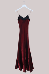 Vintage Dress - Wine Stain - Size XS