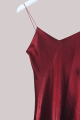 Vintage Dress - Wine Stain - Size XS