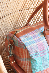 Vintage Kantha Holdall Bag in Amalfi & Morocco Patchwork