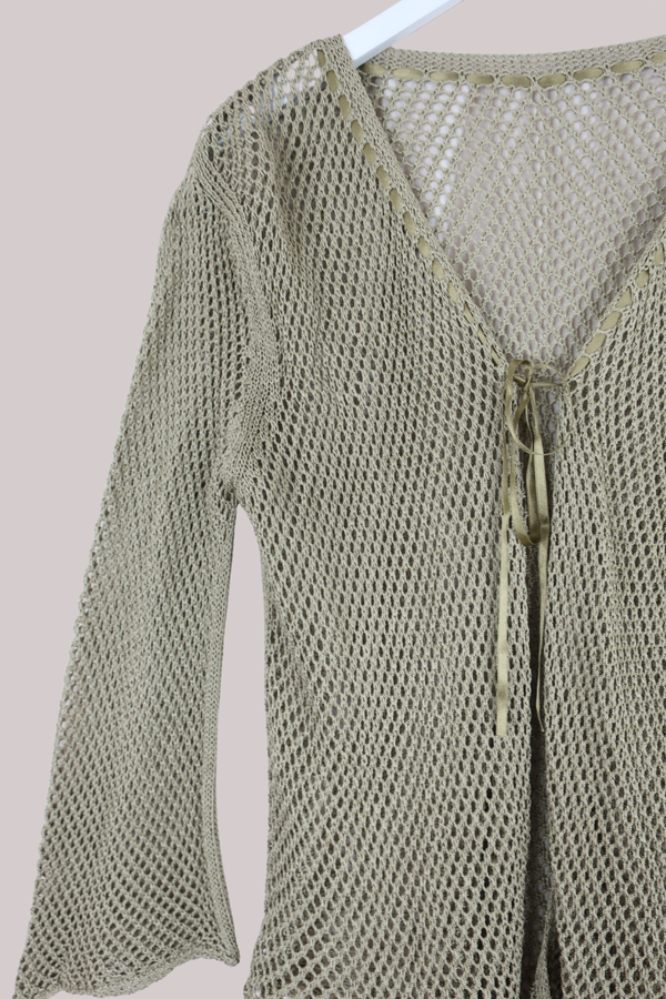 Vintage Top - Sage Crochet - Size L