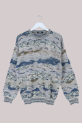 Vintage Knit Jumper in In The Alps - Size L