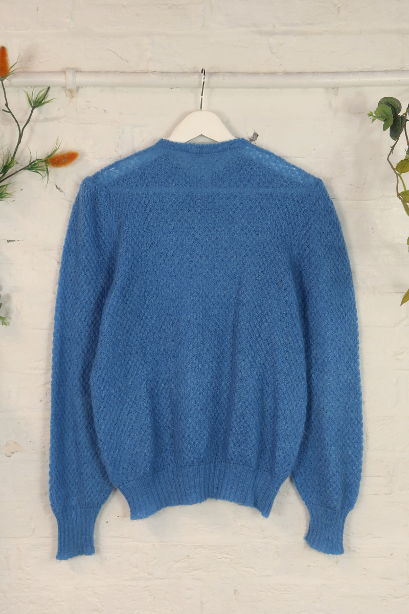 Vintage Knit Jumper - Floral Lake - Size L