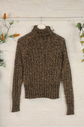 Vintage Knit Jumper - Dark Sandalwood - Size M