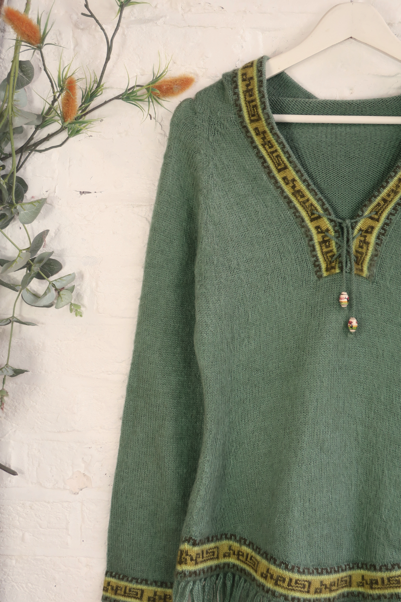 Vintage Knit Jumper - Alpaca Field - Size M