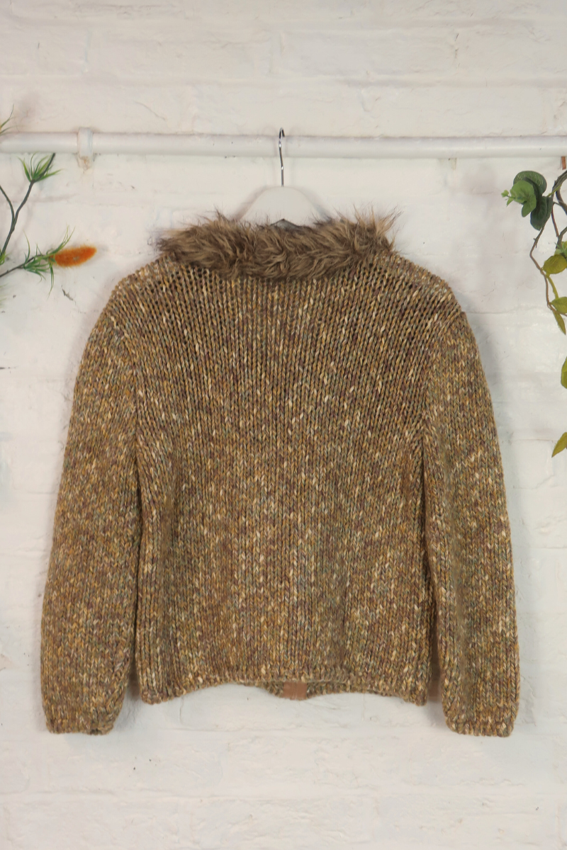 Vintage Knit Cardigan - 90s Scarecrow - Size M