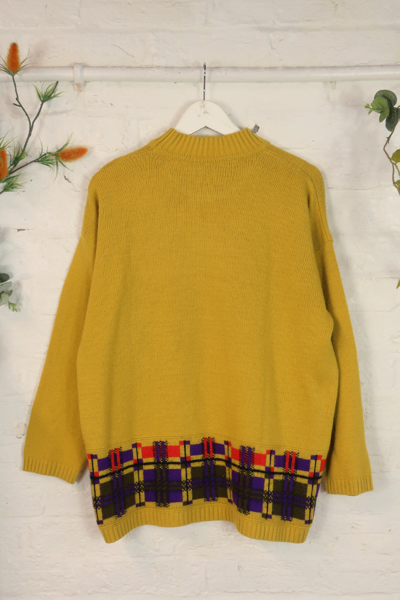 Vintage Knit Jumper - Bagpipes - Size XL