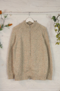 Vintage Knit Cardigan - Icing Sugar - Size XL
