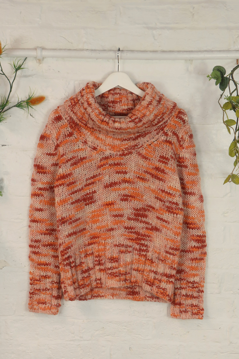 Vintage Knit Jumper - Clementine Sky - Size M/L