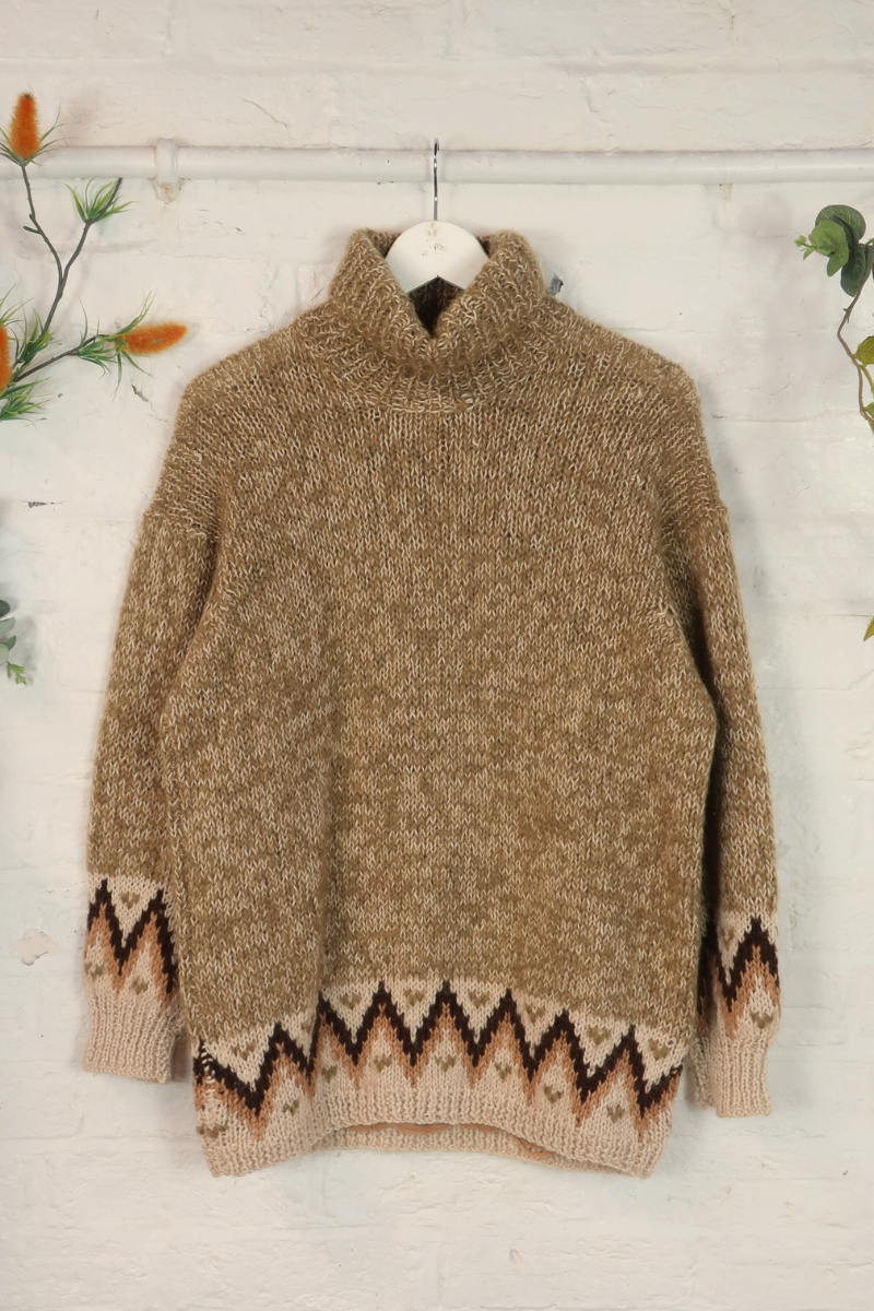 Vintage Knit Jumper - Scarecrow - Size L