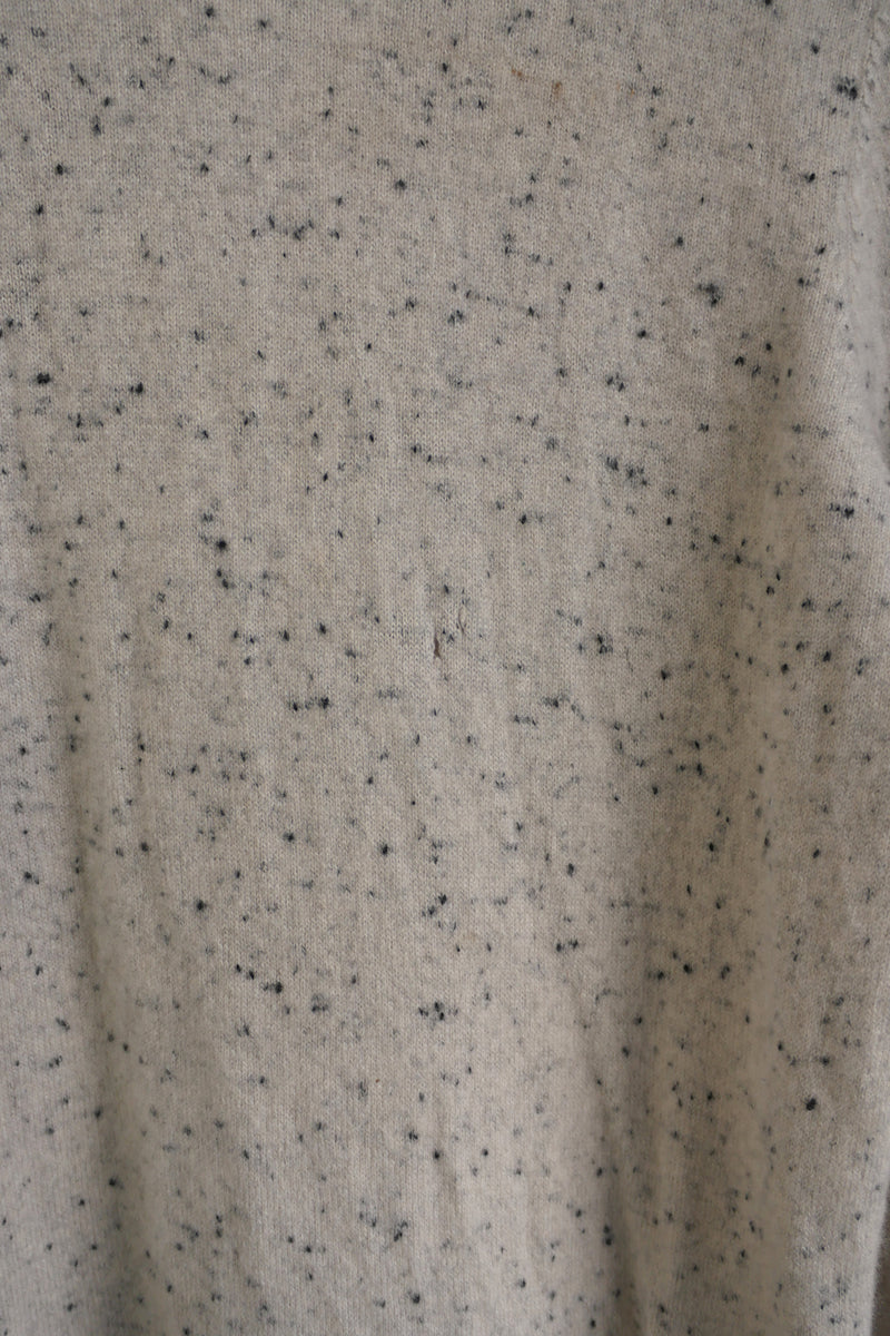 SALE | Vintage Cashmere Roll Neck Jumper in Cappuccino Cream - Size S/M by All About Audrey