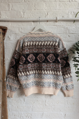 Vintage Knit Jumper - Frosted Rose - Size L/XL