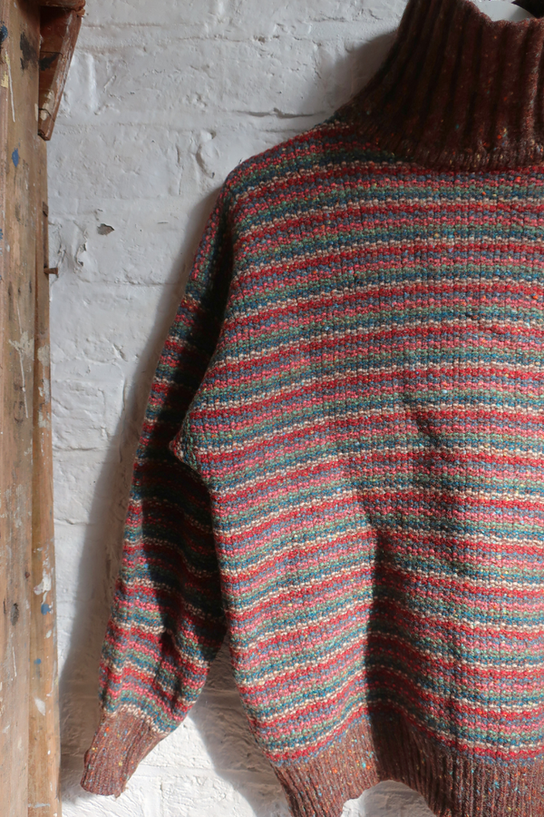 Vintage Knit Jumper - Notting Hill Stripe - Size M/L
