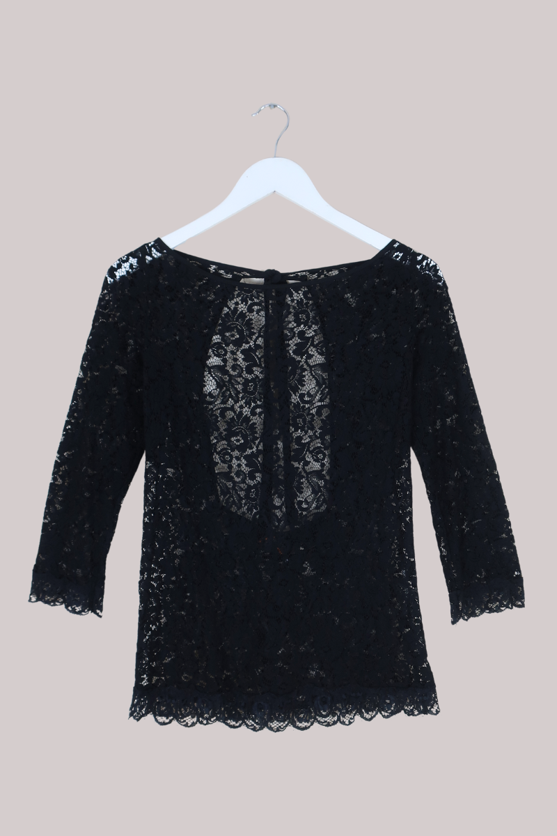 Vintage Top - Midnight Lace - Size M/L