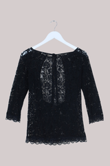 Vintage Top - Midnight Lace - Size M/L