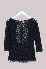 Vintage Top - Midnight Lace - Size M/L