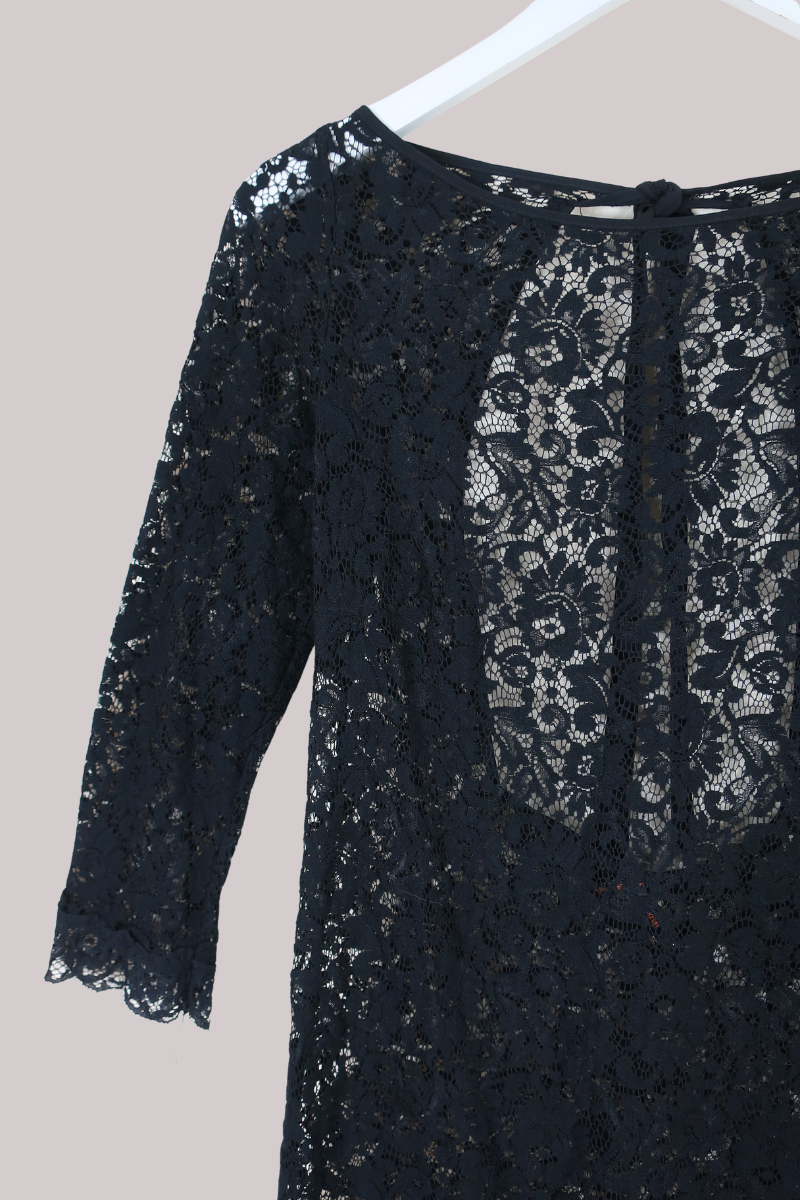 Vintage Top - Midnight Lace - Size M/L