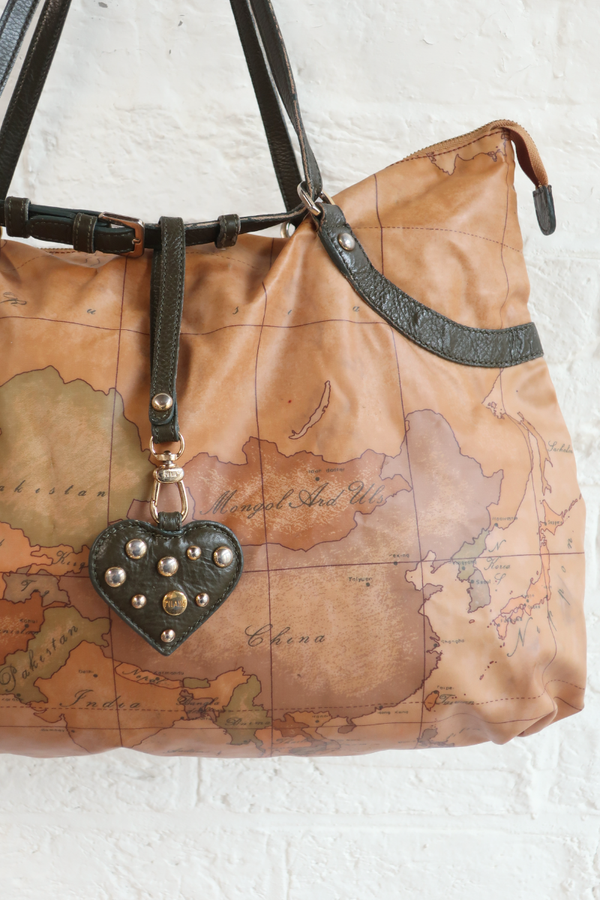 Vintage Designer Alviero Martini Bag - Treasure Map Holdall