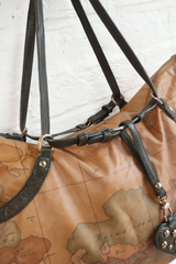 Vintage Designer Alviero Martini Bag - Treasure Map Holdall