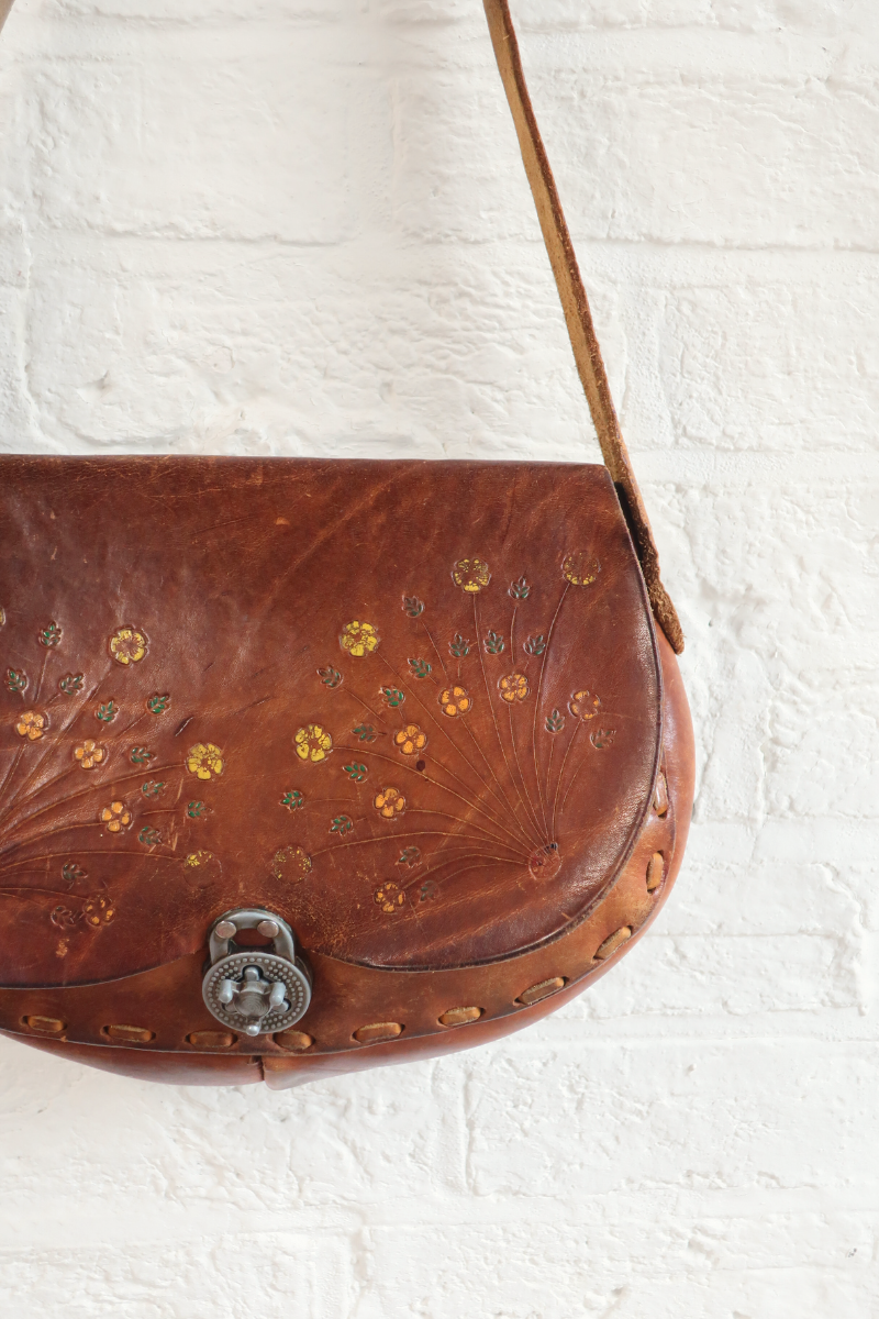 Vintage Bag - Woodland Embossed Satchel