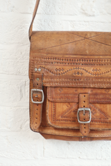 Vintage Bag - Embossed Satchel