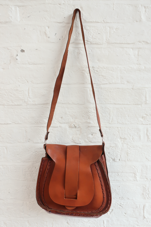 Vintage Bag - Tan Saddle