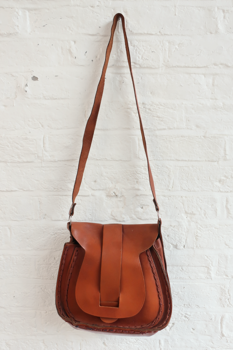 Vintage Bag - Tan Saddle