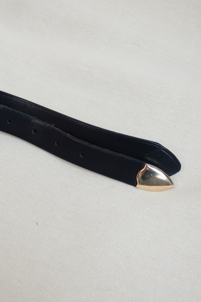 Vintage Belt - Black & Gold