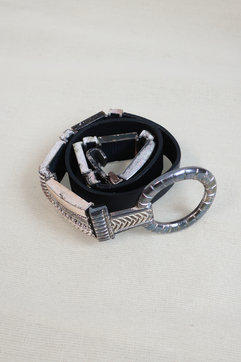 Vintage Belt - Industrial Silver