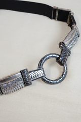 Vintage Belt - Industrial Silver