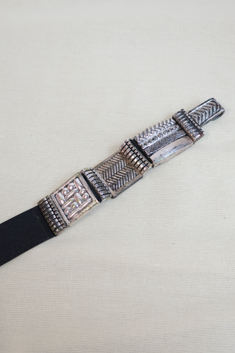 Vintage Belt - Industrial Silver